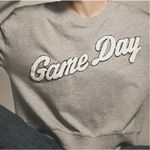 Maeve Gray and White "Game Day" Sweatshirt, Women's Size XL Photo 10