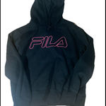FILA  Hoodie Sweatshirt Medium black Photo 0