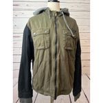 Fox Racing Utility Jacket Large Heritage Forged Straightaway Trucker Coat Y2K Green Photo 1