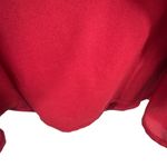 Madewell  Red Hazelwood Wrap Front Windswept Floral 3/4 Sleeve Mini Dress Size 12 Photo 5