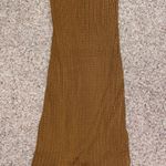 Verge Girl VRG GRL Brown Crochet Maxi Dress Photo 1