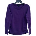 Banana Republic  Italian Yarn Wool Cashmere Blend Sweater M Purple Quiet Luxury Photo 1