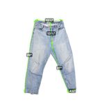 Abercrombie & Fitch  Curve‎ Love Ultra High Rise Ankle Straight Jean size 31 Photo 5