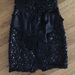 Strapless sequined little black dress Size XS Photo 2