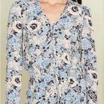 Veronica Beard  riggins floral button down mini ruffle dress Photo 0