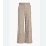 Veronica Beard Tonelli Prince of Wales Checked Linen & Cotton Wide-Leg Pant Photo 2