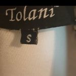 Tolani brown,white, blue & pink 100% silk tunic Photo 4