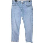 AGOLDE  Women’s Riley Cropped High Rise Straight Leg Organic Jeans Photo 2