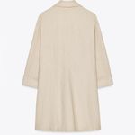 ZARA NWT LINEN BLEND DOUBLE BREASTED BLAZER BLOGGERS FAVE LIGHT BEIGE Photo 8