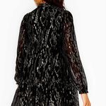 Lilly Pulitzer Winona Silk Swing Dress - Onyx Fish Clip Gold Chiffon XS NWT Photo 1