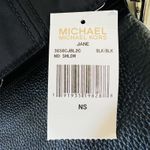 Michael Kors  Jane Black Nylon Leather Medium Shoulder Bag Photo 11