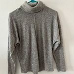 Vince Camuto Sweater Women's Small Gray Turtleneck Ribbed Capsule Minimalist Photo 0