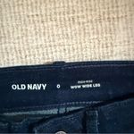 Old Navy  High-rise wow Wide-Leg Jeans in Dark Blue Wash Size 0 NWT Photo 5
