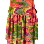 Nanette Lepore  Swim‎ Water Cover Up Size XL Retro Hippie Colorful Beach Sheer Photo 0