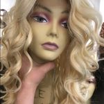 Wig 100% human hair blonde wig Photo 1