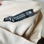 ZARA  Ecru Mock Neck Long Sleeve Top Photo 3