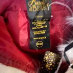 Disney Red Beauty And The Beast Winter Hooded Cape Photo 5