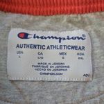 Champion Women's Orange Cropped Crewneck Sweatshirt Size Large Photo 10