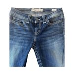 BKE  Addison Jeans Womens 28R Straight Stretch Low Rise Bold Stitch Denim Photo 1