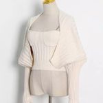 Lantern Sleeve Bolero Rib Photo 1