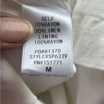 Le lis  | White Paper Bag Drawstring Shorts Sz M Photo 6