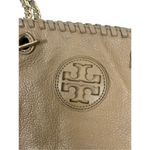 Tory Burch Marion Tote, cognac color, whipstitch leather - preloved but lots of Photo 12