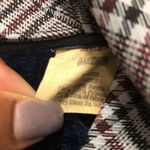 Vintage Plaid Long Trench Coat Size M Photo 4