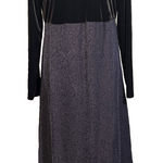 Coldwater Creek Vintage  Velvet Chiffon Maxi Dress 8P Goblin Fairy Grunge Witchy Photo 0