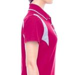 Polo NEW! Ladies Devon & Jones Sporty Red Active Golf  Shirt, Size 2 XL Photo 2