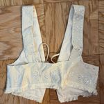 Commense Cowgirl Aesthetics Eyelet Fly Away Crop Top Photo 3