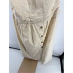 Banana Republic Dress Women Ivory Midi Button Front Size 18 Old Money Yacht Photo 8
