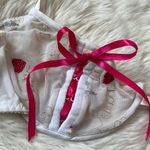 Shirley of Hollywood Heart Corset Bra White Size 36 Photo 2