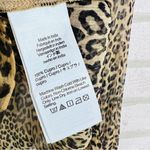 J.Crew Ruffle Button Down Leopard Print Crinkle Chiffon Blouse Size 0 Photo 8
