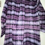 Forever 21 New,  Ombre Fuzzy Large Button Front Long Sleeve Shacket Long Jacket Photo 9