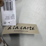 A' LA CARTE Print Suede Collar Shirt Jacket Size Large Crean Tan New With Tags Photo 6