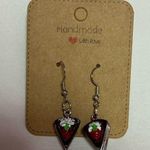 Handmade Chocolate Cake Earrings Brown Photo 0