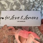 For Love & Lemons NWT Firework Floral Glitter Bra in Satin Pink Photo 5