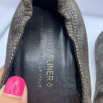 Donald J Pliner Shoes Women 5.5M Seana flats Brown Reptile Embossed Italy Size 5.5 Photo 6