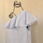 Donna Morgan Striped Ruffle Top Dress Size 4 Photo 2