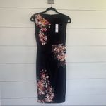 White House | Black Market Floral Twist Detail Knit Sheath Dress Photo 1