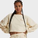 Roxy Women's Sandy Road Long Sleeve in Parchment size L NWT Photo 0