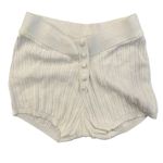 For Love & Lemons Camille pointelle knit high waisted lounge shorts Photo 0
