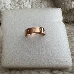 Handmade Rose Gold Cross stainless steel ring - Size 7.5 Photo 0