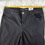 INC International Concepts Women’s Boot leg Regular fit Novelty denim black 12 Photo 5