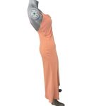 Abercrombie & Fitch  Peach Cowl Neck Maxi Dress Small Spaghetti Strap Wedding Photo 6