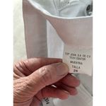 Pistola  Charlie High Rise Classic Straight Ankle Deconstructed Optic White Sz 26 Photo 5