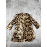 Alberto Makali Snakeskin Print Open Front Blazer Jacket - Size M Photo 5