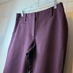 Talbots Petites Newport Collection Burgundy Straight Leg Ankle Pants Size 10P # Photo 3