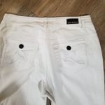 Rocawear  14 white skinny jeans with back button pocket Photo 3