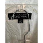 Kasper Women's White Floral Print Blazer and Skirt Size 6P Photo 3